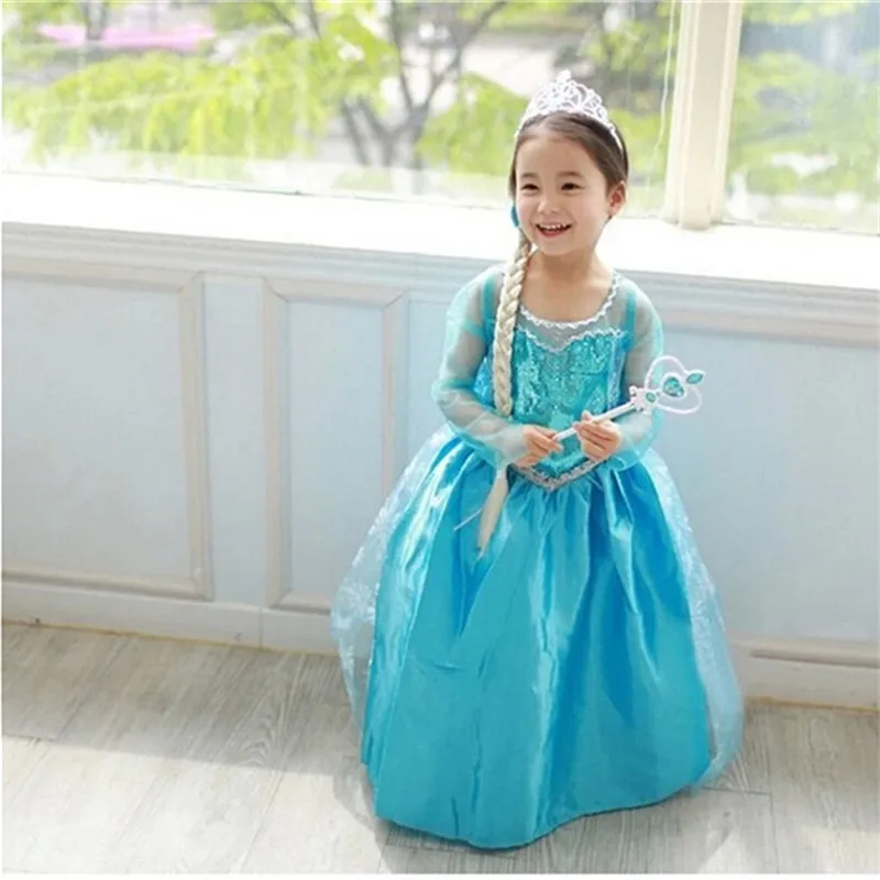 Kids Dresses For Girls Children Cosplay Christmas Costume Princess Party Role-play Clothes Infant Clothing | Детская одежда и