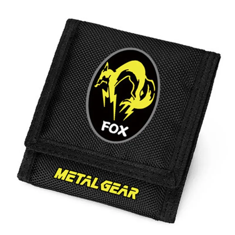 Новинка, мужской короткий кошелек с принтом Phantom Pain из нейлона, маленький Подарочный Кошелек для монет, паспорт, держатель для карт