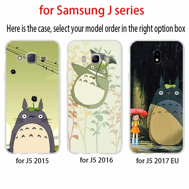 Телефон для Samsung Galaxy J6 J4 Plus J8 J3 J7 2018 J5 j7 2017 2016 j6 Prime чехол Neighbor Totoro | Мобильные