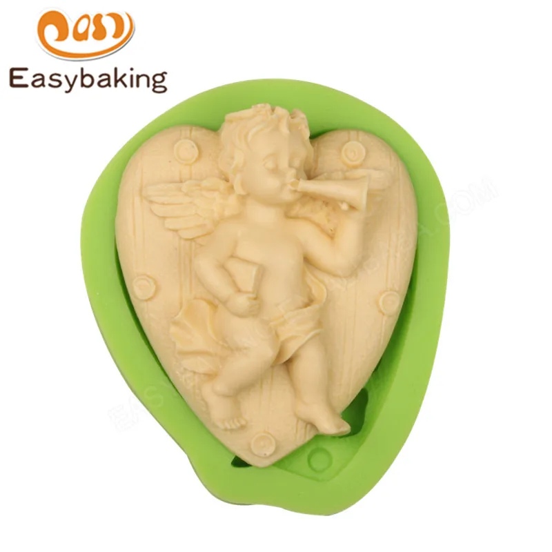 Силиконовая форма для мыла ручной работы с изображением милого ангела | Дом и сад
