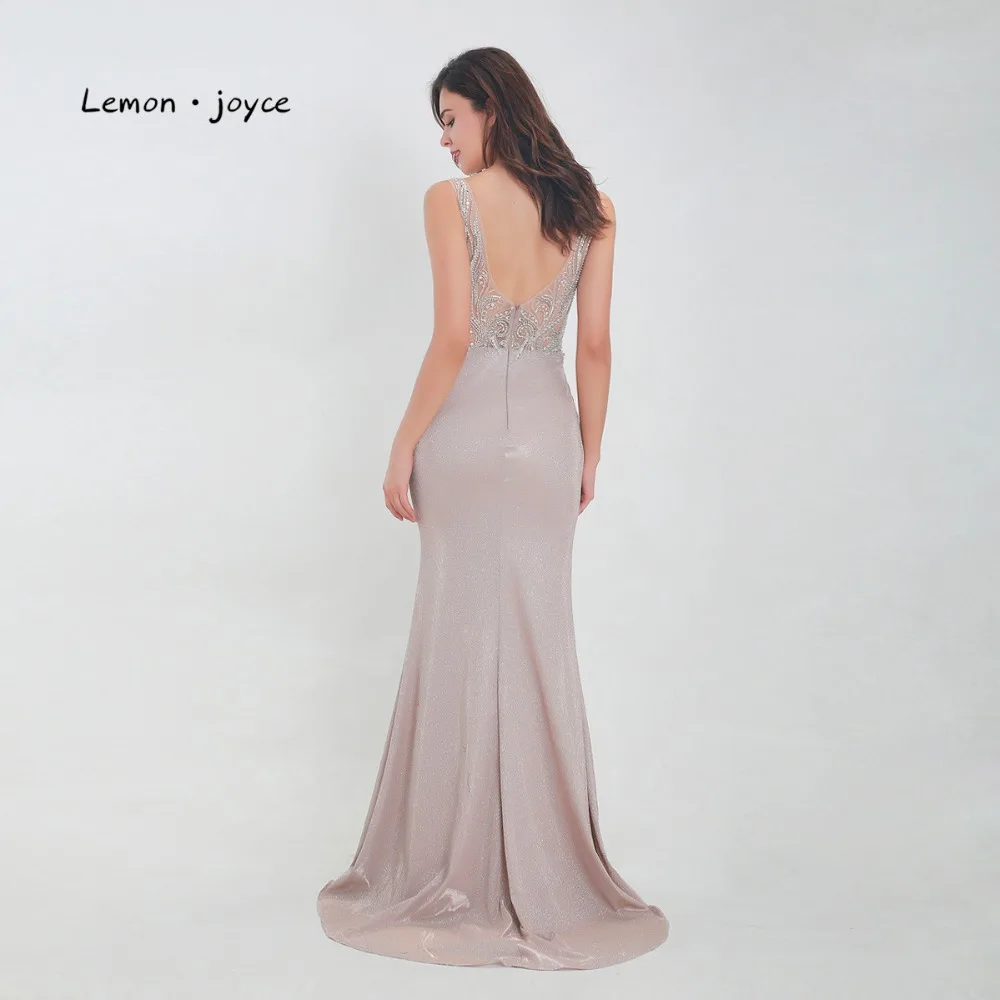 Lemon joyce Формальные Вечерние платья 2020 новый стиль v образным вырезом Сексуальная