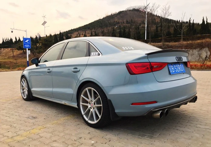 A3 S3 8 V углеродного волокна задний багажник спойлер крыло для Audi A3 S3 8 V седан- V стиль