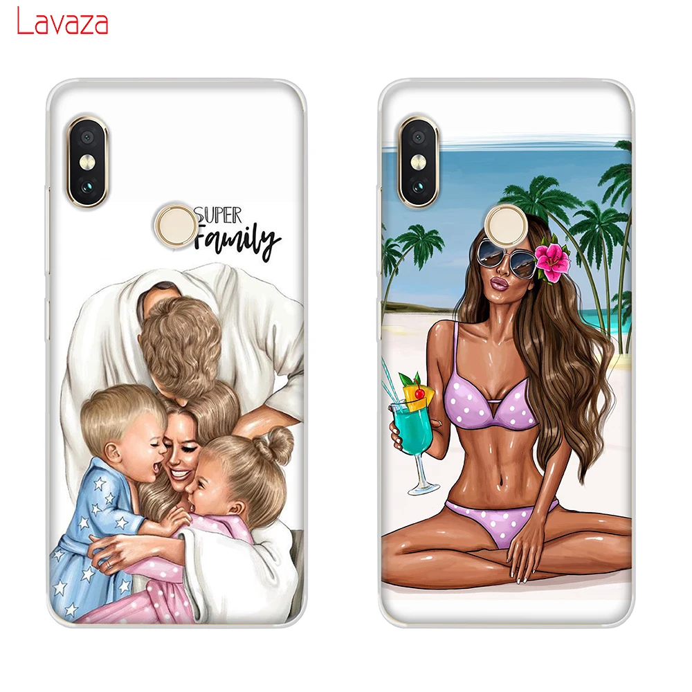Твердый чехол для телефона Lavaza черный коричневый мамы дочки королевы Huawei P30 Pro Lite