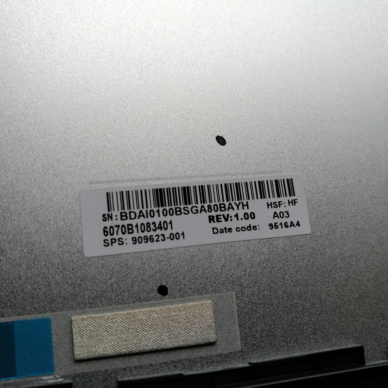 Топ-кейс для ноутбука, базовая ЖК-задняя крышка для hp ENVY 13-AB 13-ab023tu ab024tu ab028tu TPN-I127 13," 6070B1083401 909623-001