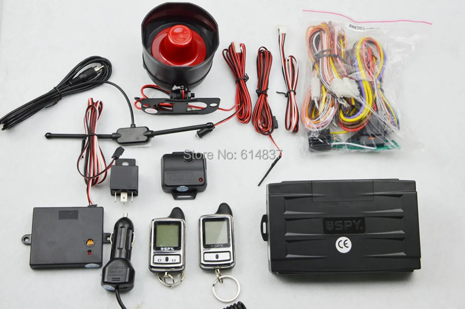 SPY Двухстороннее Автомобильная Сигнализация Таймер/Дистанционного Запуска