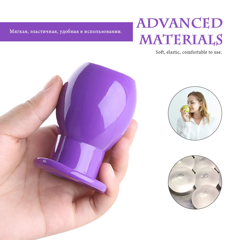 Silicone Butt Plug Douche Enema Anal Dilator Hollow Sex Toys For Woman Men Gay Prostate Massager Vaginal adult |