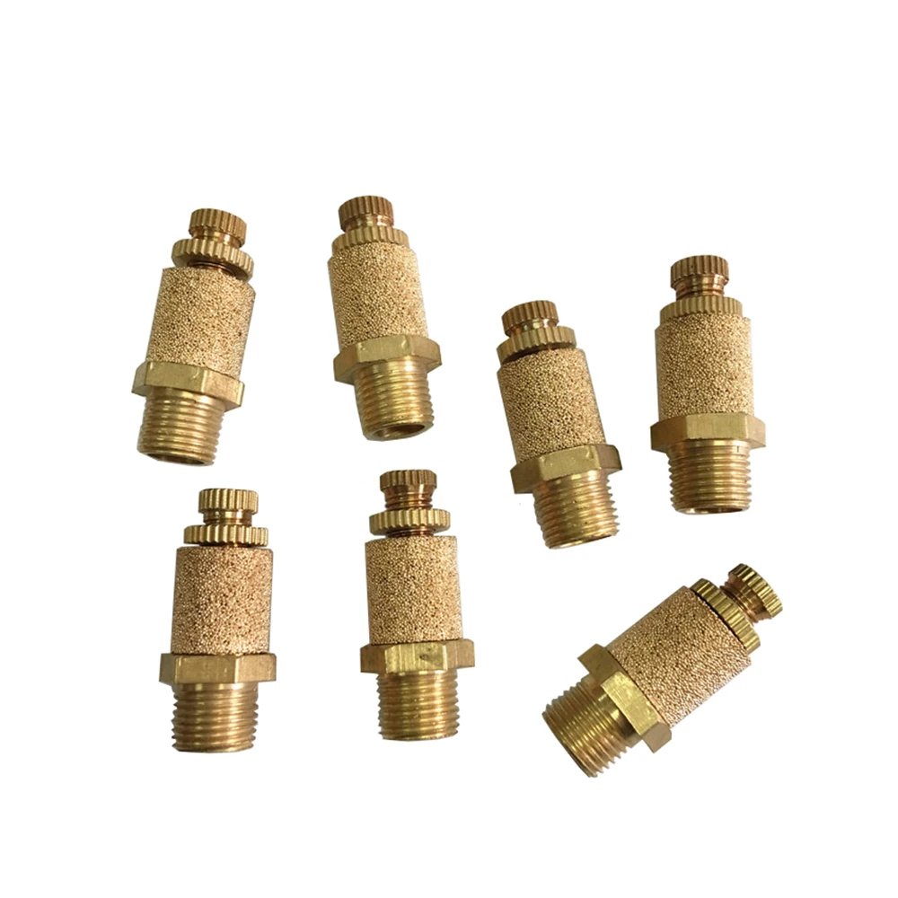 1 шт. 1/8 &quot1/4&quot 3/8 &quot1/2&quot Пневматический Глушитель Регулируемый глушитель