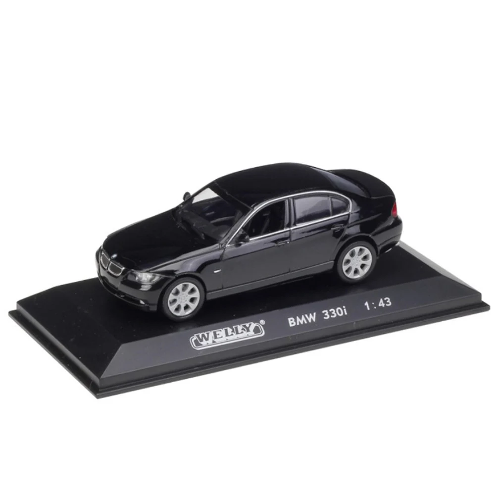 BMW 330i WELLY 1:43 Масштаб Volvo/Porsch/Audi/Benz/VW литая металлическая модель автомобиля Модель игрушки для мальчика Коллекция игрушек Детский подарок - Цвет: BMW 330i