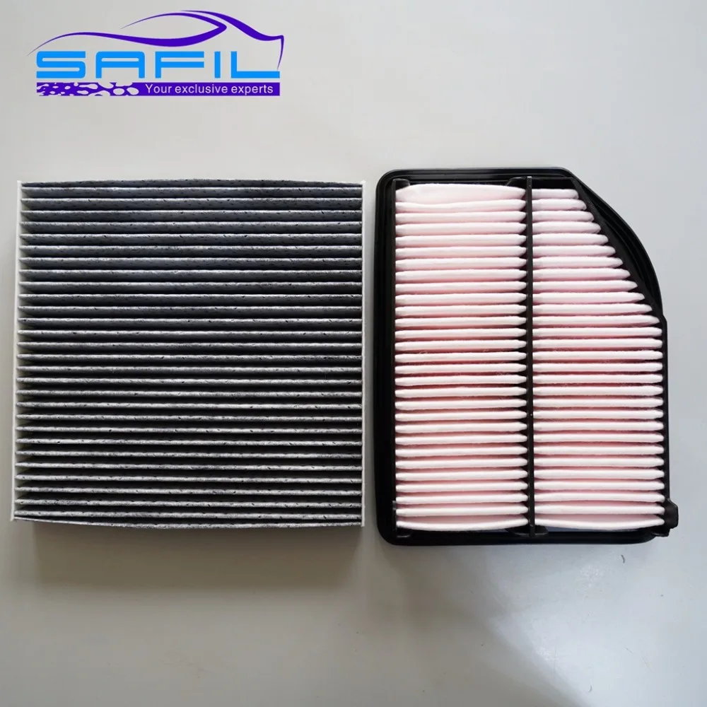 Салонный фильтр + воздушный для HONDA city 1 8 л/CRIDER 8/2012 CRV 2.4L OEM:17220 R5A A00 80292 SDG W01|Воздушные