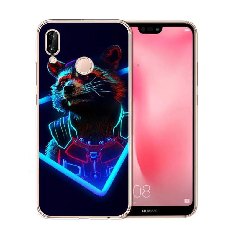 Чехол для Huawei Nova plus 2 3 3i Y2 II Y6 Y3 2017 мягкий силиконовый чехол etui телефона Groot с милым