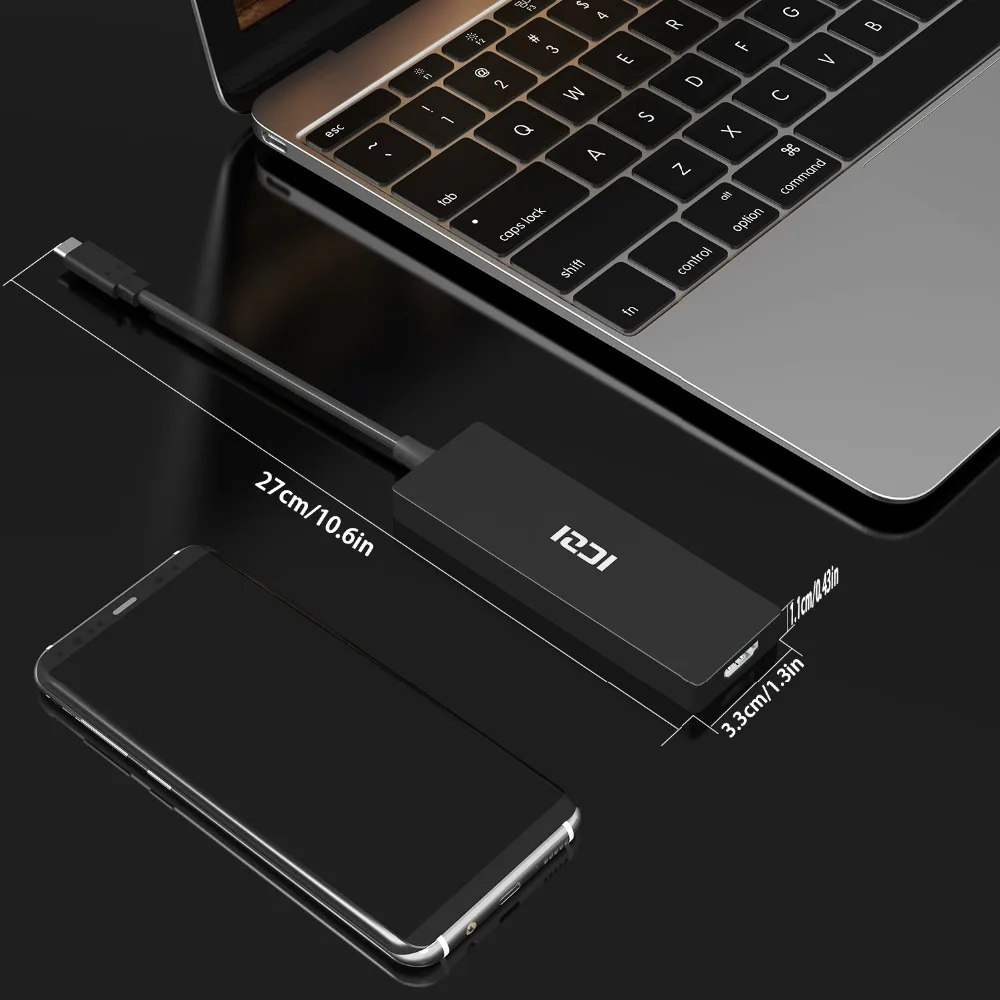 ICZI 4K USB C к HDMI USB 3,0 2,0 портов адаптер type C к HDMI конвертер концентратор для ноутбука Macbook Pro samsung S9 huawei mate 20