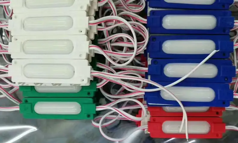 Впрыск COB Светодиодный модуль лампы DC12V 2 W COB IP65 водонепроницаемый светодиодный задний фонарь подсветка светодиодный модуль знак светодиодный свет