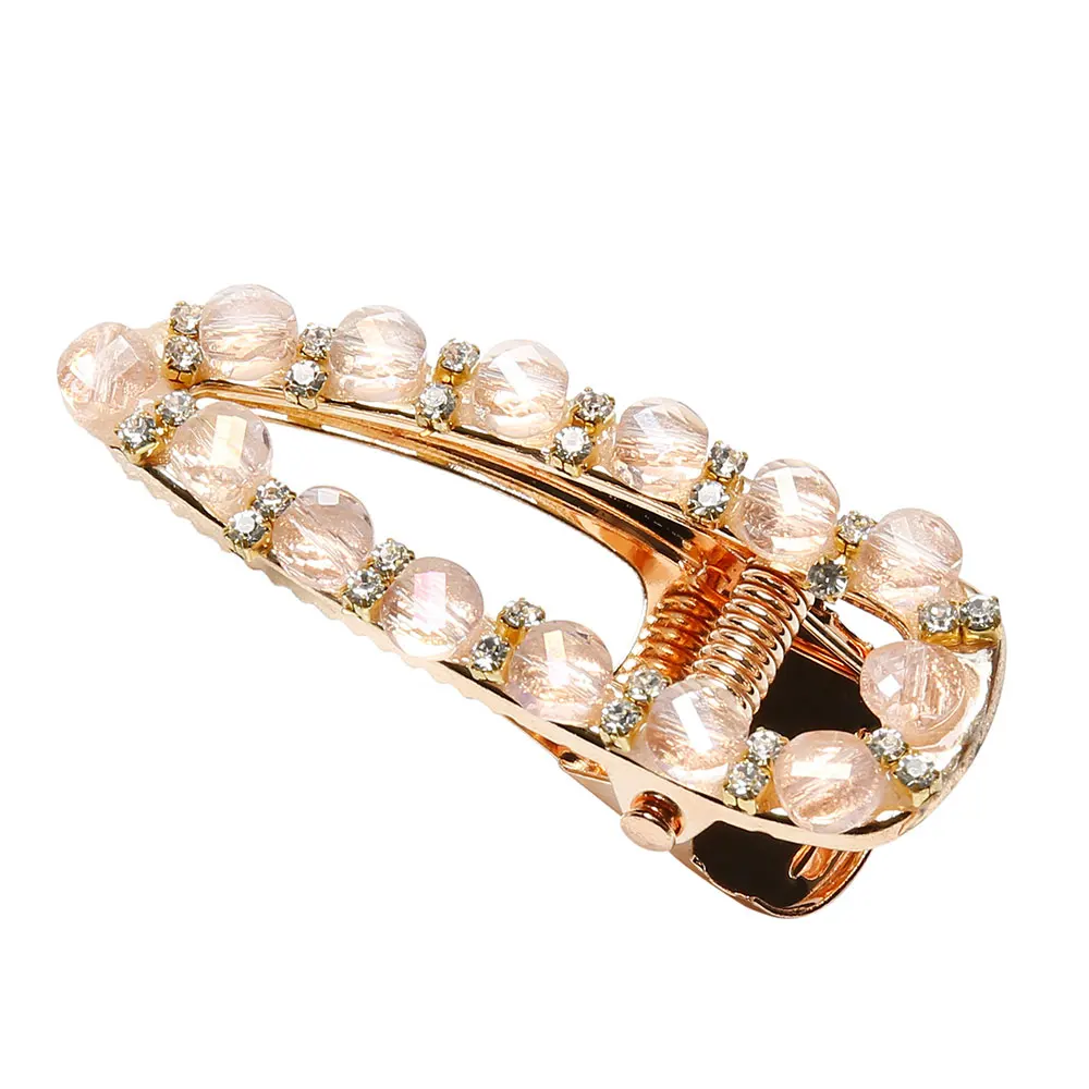 

Korean Design Fashion Pearl Hair Clip for Women Elegant Barrette Stick Hairpin Hair Styling Accessories Snap Hair Clips Hairpin