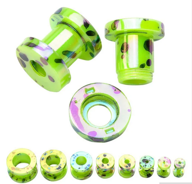 Акриловые серьги вкладыши с 3D принтом 2 12 мм|jewelry piercing|earring gaugesear gauges |