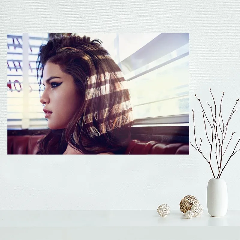 Новый продукт Селена Гомез Холст Ткань Современные плакаты Печать