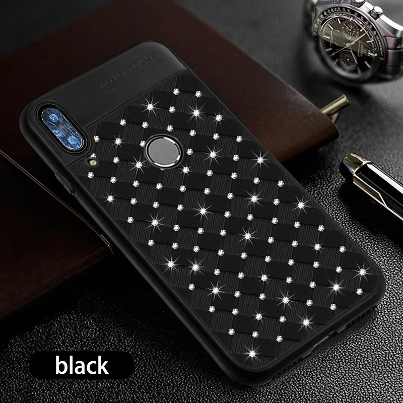 YonLinTan Блестящий Алмазный 3D чехол для Huawei Nova 3 Nova3 на роскошном заднем телефоне