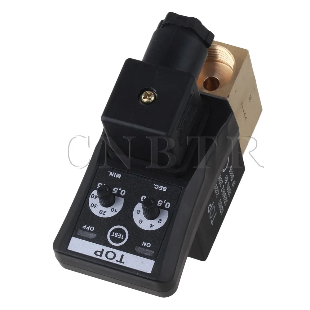 CNBTR AC220V 1/2 "воздушный компрессор с электронным таймером автоматический 2