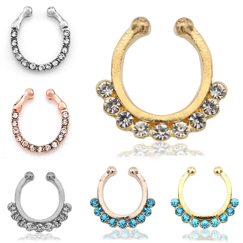 1 шт в нос кольцо ложная спиральный для хряща серьги Daith уютно Rook на козелок