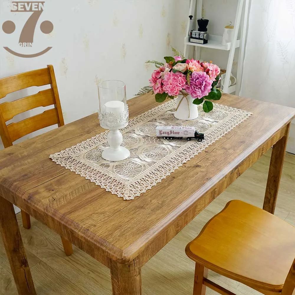 Креативная золотистая органза вуаль вышитая настольная дорожка домашняя