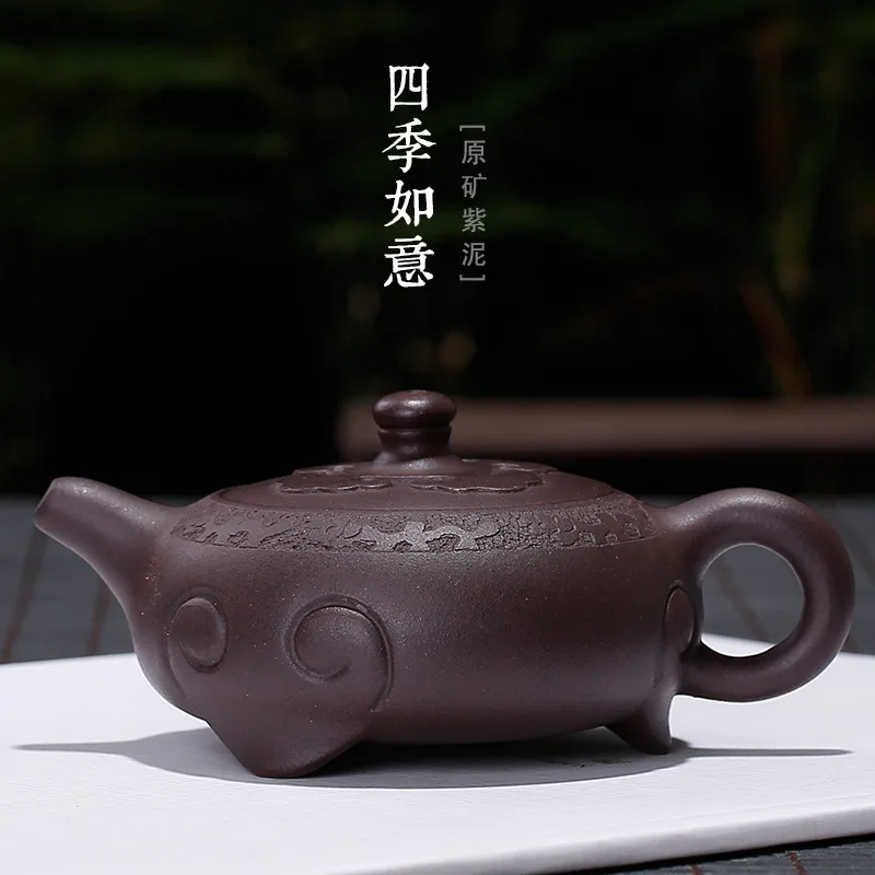 

Yixing Zishahuyuan Purple Mud Flat Pot Wholesale