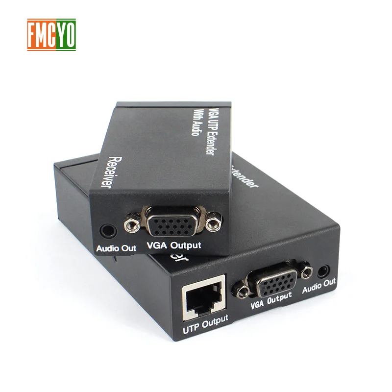 Vgaудлинитель по IP/TCP UTP/STP CAT5e/6 Rj45 LAN Поддержка сети 1080p 300m расширение как VGA сплиттер