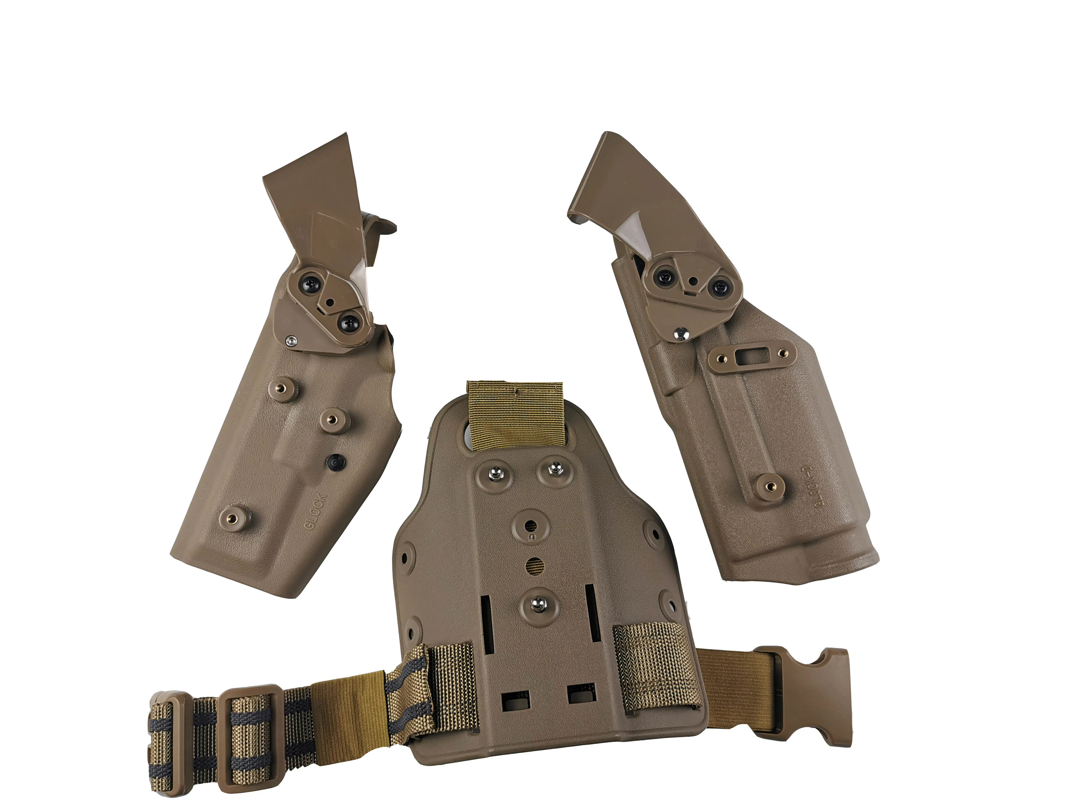 

Right Hand Tactical Gun Holster Gun Case Pouch Fit For Glock 17 19 22 23 31 32 Hunting Shooting Gun Leg Holster Light Bearing