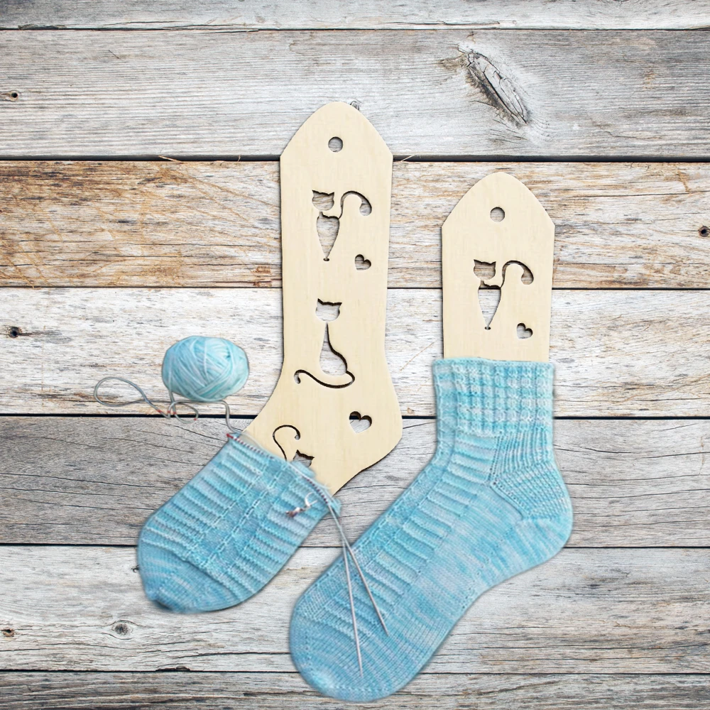 2 шт. деревянные носки-блокеры в виде милых кошек | Дом и сад