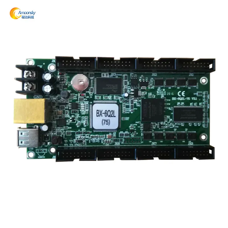 Original Bx-6Q2L Led Control Card For Led Moving Message Display Board