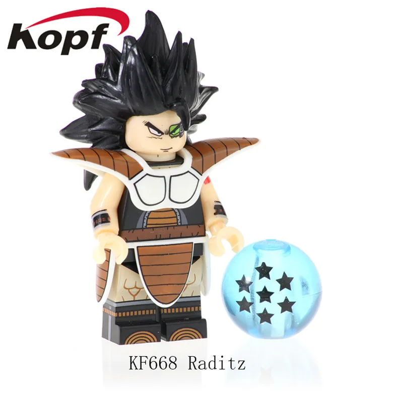 KF668 Without Box Один Dragon Ball Z сын Goku vegeta Recoom Raditz модель строительные блоки действие для Детский подарок игрушки KF6057 - Цвет: KF668 Without Box