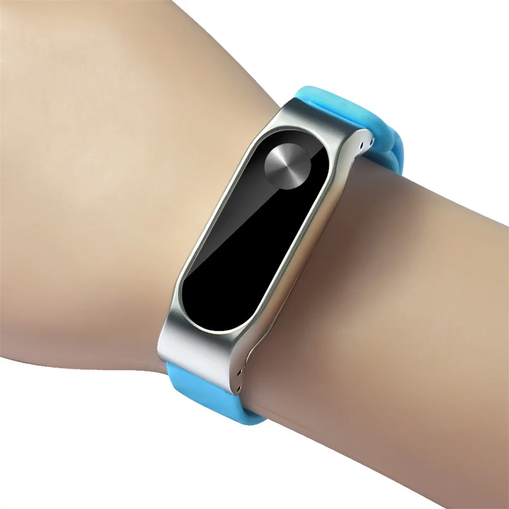 Мода ТПЭ Карбон дизайн спортивный ремешок замена Браслет для Xiaomi Mi Band 2 jiu12 Профессиональный Oct2