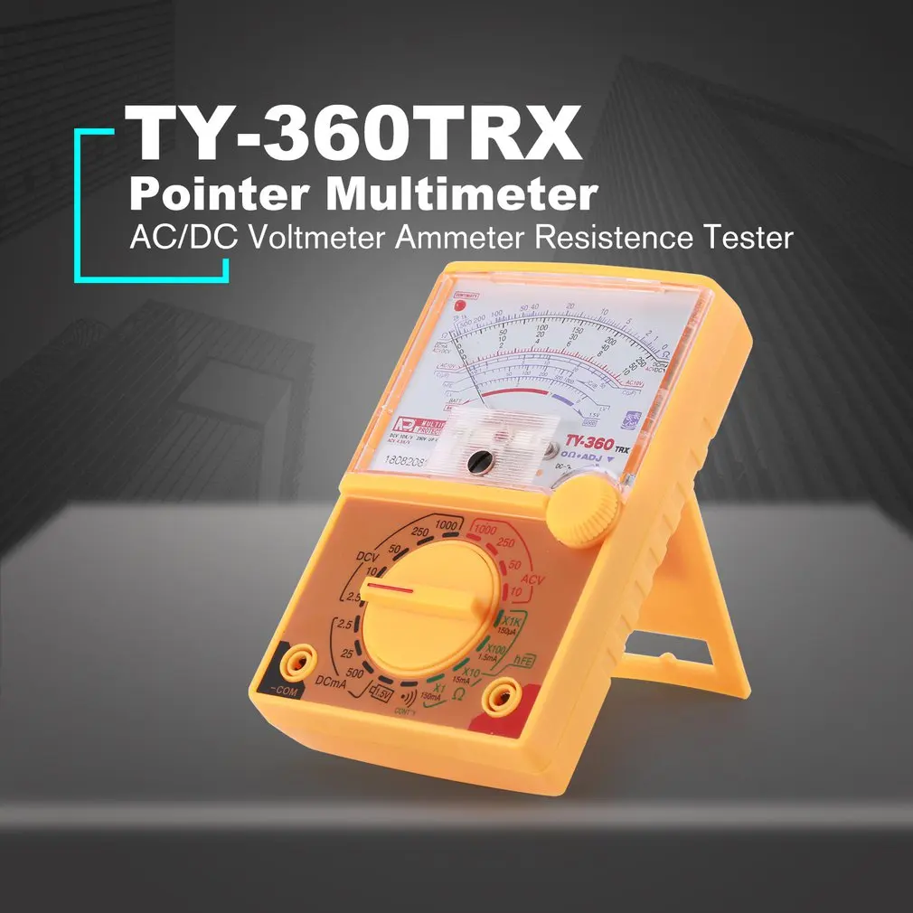 TY-360TRX ручной Указатель мультиметр AC/DC Вольтметр механический Амперметр Ток