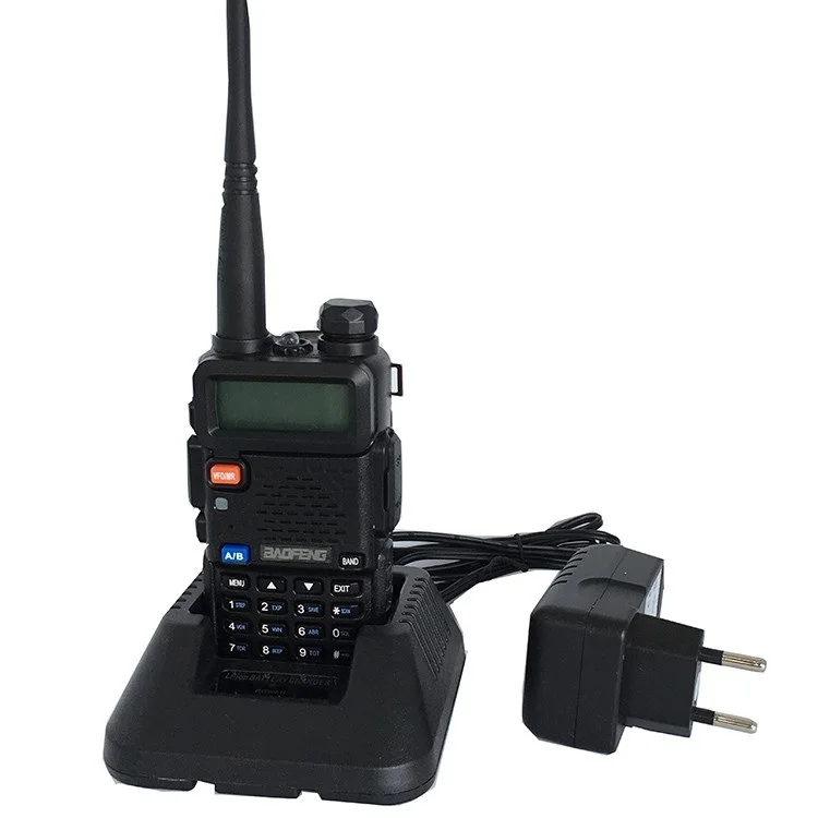 Baofeng UV-5R рация uhf vhf radio de doble banda cb радио 128CH VOX Linterna двойной дисплей FM Transmisor-Receptor pa |