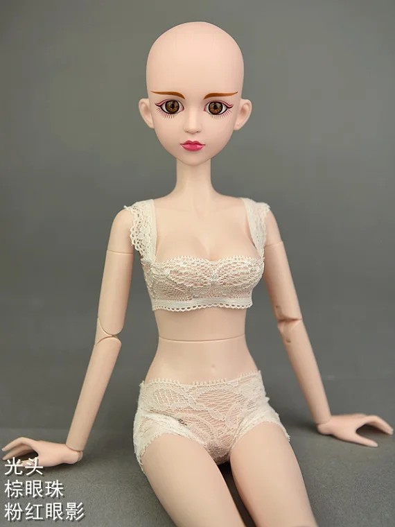 1 шт. 45 см Обнаженная 1/4 BJD кукла Синьи с 3D реальными глазами Оригинальная кукла тела двойной коленный шарнир DIY куклы игрушки для девочек Подарки