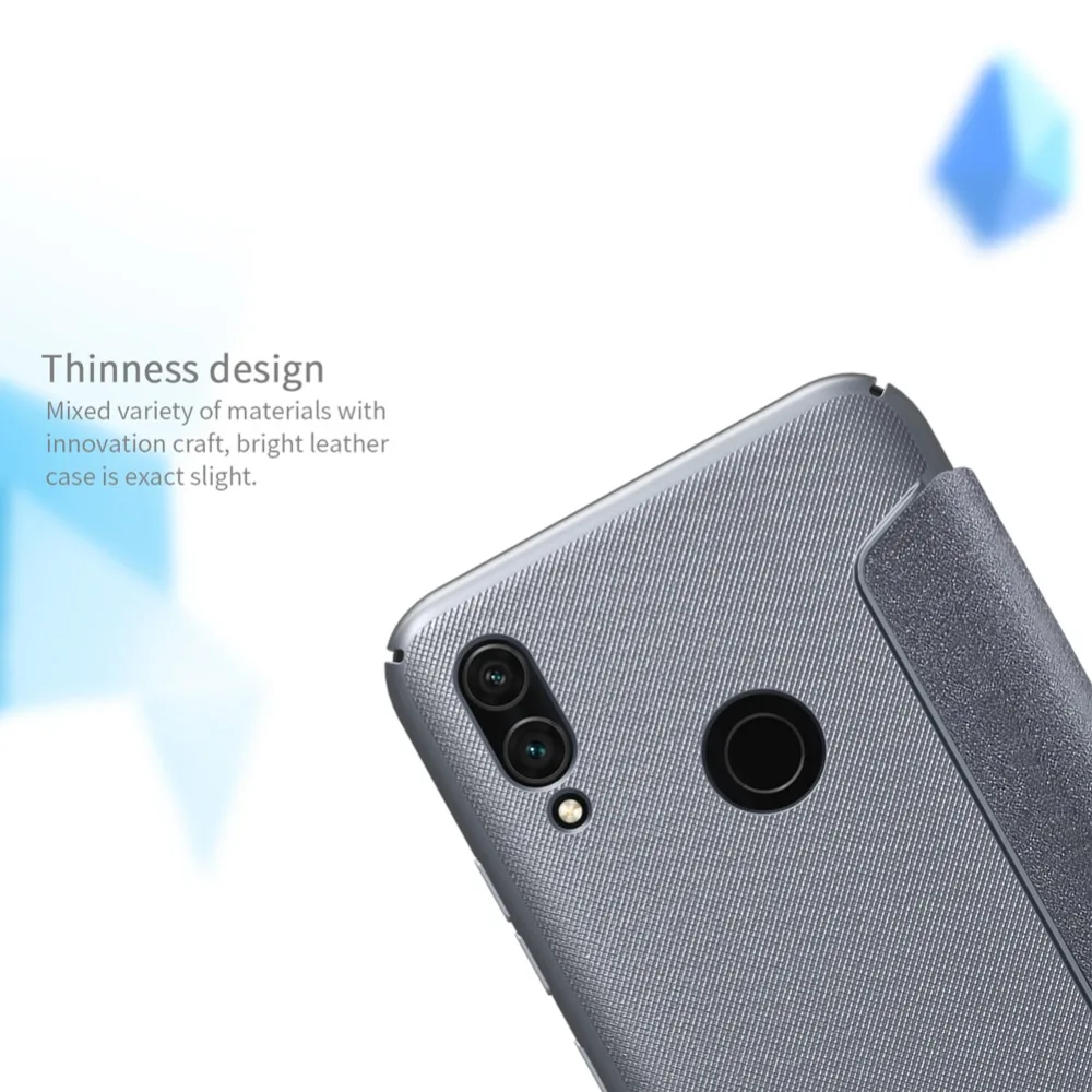 Флип-чехол для huawei Honor 10 Lite NILLKIN блестящий кожаный чехол для huawei Honor 10 Lite бизнес кожаный чехол Honor 10 Lite