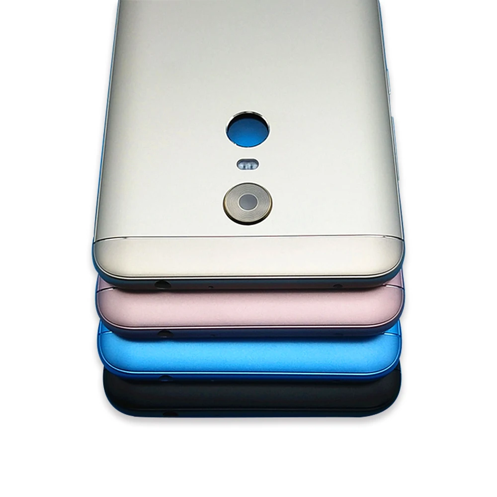 Для Xiaomi Redmi 5 Plus задняя крышка корпус металлическая задняя крышка аккумулятора+ ключ для боковой кнопки с Замена объективов камеры запасные части