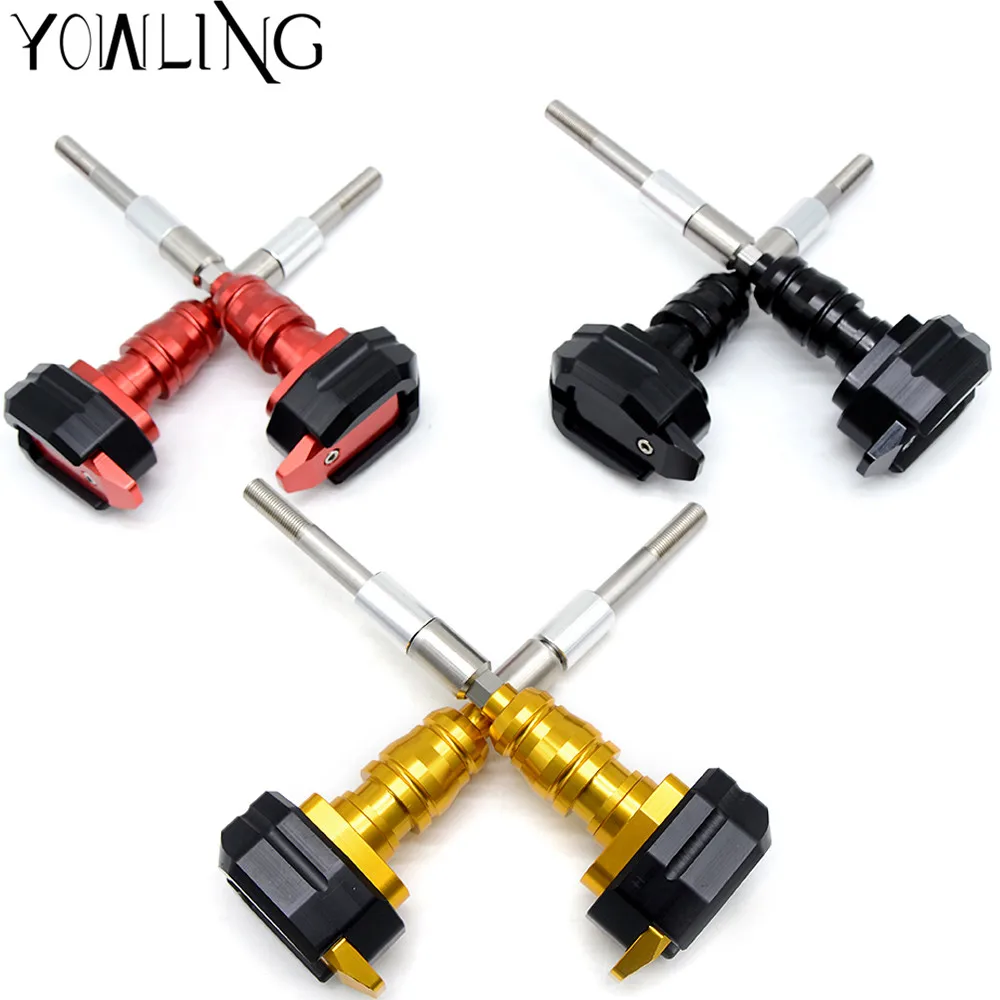 ЧПУ алюминиевая черная левая и правая Рама мотоцикла слайдер анти аварии