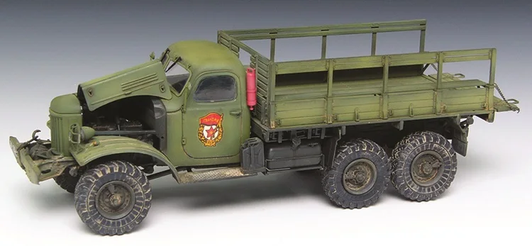 1: 72 ZIL-157 транспортный грузовик Советской Армии 1/72 Военная Сборная модель бронированный танк пластиковая сборная игрушка