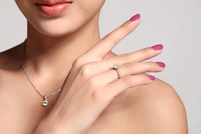 Женское Обручальное Кольцо YINHED обручальное кольцо из настоящего серебра 925 пробы