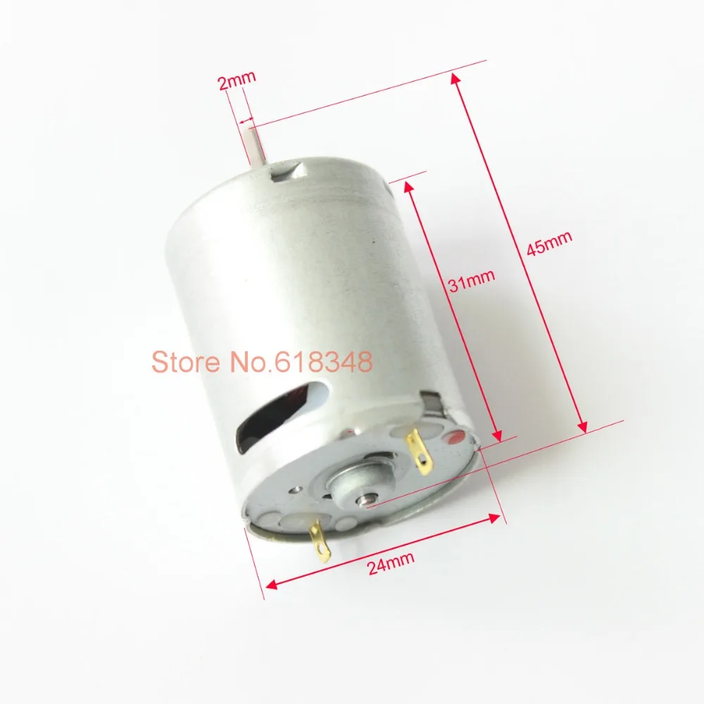 RS 370PH двигателя 7 2 В DC 370 кисть отлично подходит для R/C Лодка робот пылесос DIY Fit 1/18 RC