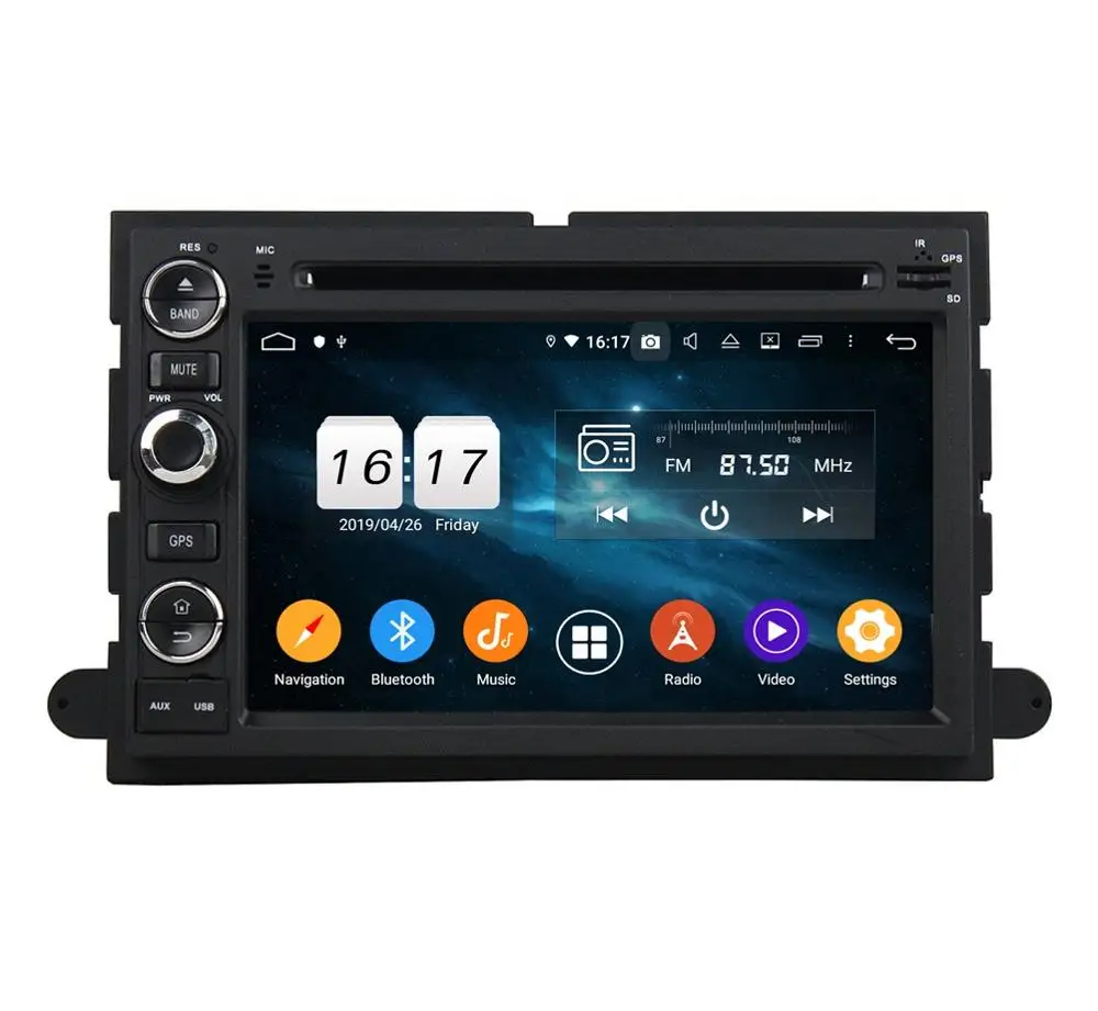 

Автомобильный DVD-плеер PX6, 6 ядер, 7 дюймов, Android 10, 4 Гб + 64 ГБ, GPS для Ford Fusion Explorer F150 Edge, Походное стерео радио, GPS, Bluetooth 5,0, Wi-Fi