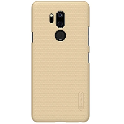 Для LG G7 чехол thinq LG G8 чехол thinq Nillkin Супер Матовый щит твердый пластиковый чехол на заднюю панель чехол для LG V40 чехол thinq крышка - Цвет: Gold