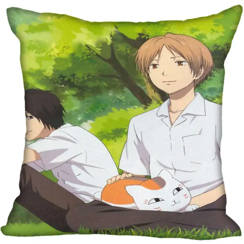

Custom Square Pillowcase Natsume Yuujinchou art paintings soft Pillow Cover Zippered 1pcs Custom Pillow Cover More Size