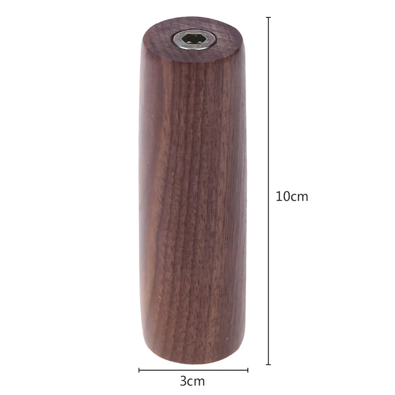 Walnut 10 cm 6-10 см натуральный деревянный крючок для Пальто DIY Настенный декор навесной одежды шарф шляпа и шкаф сумка для хранения настенная вешалка - Цвет: Walnut 10 cm
