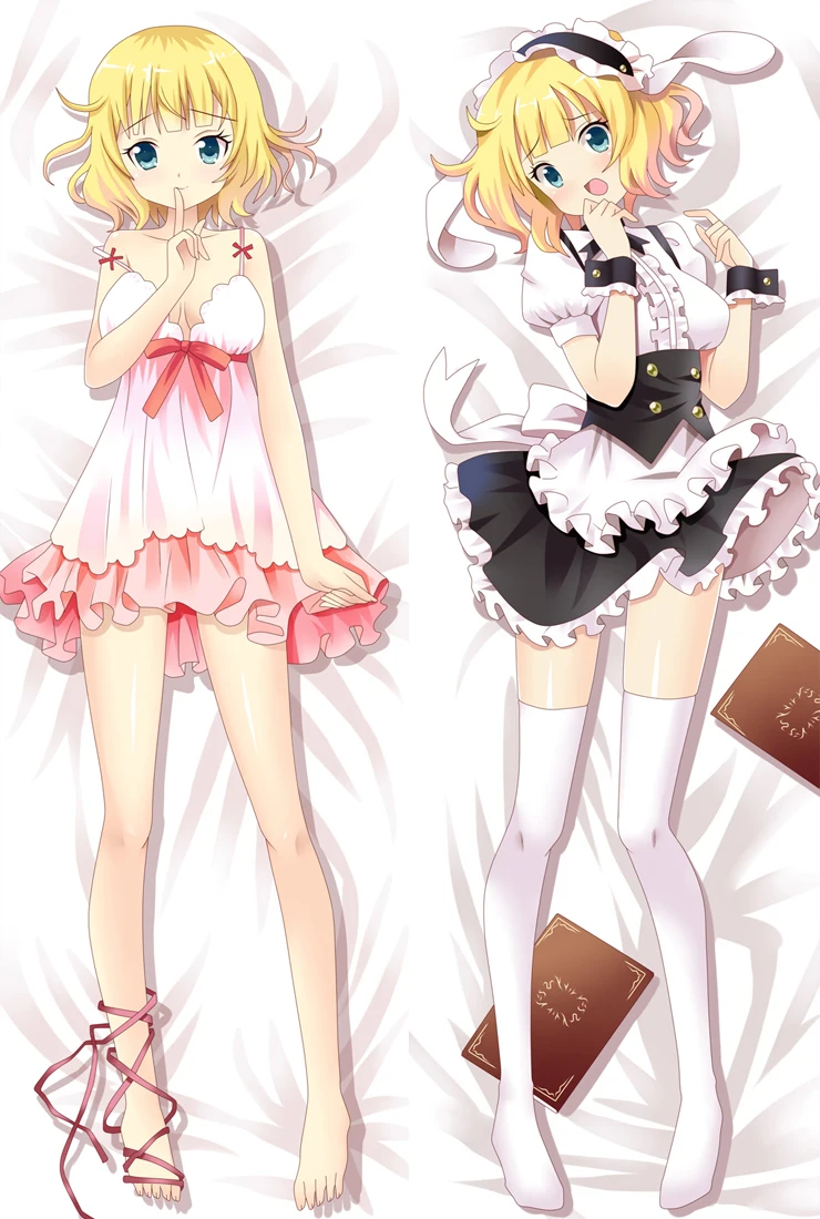 Японское аниме Gochuumon Wa Usagi Desuka Dakimakura наволочка манга мультяшная