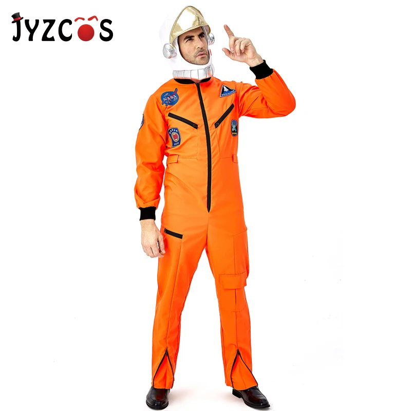 

Костюм для косплея астронавта JYZCOS, костюм для мужчин, костюмы для Хэллоуина, вечеринки, карнавала, Пурим