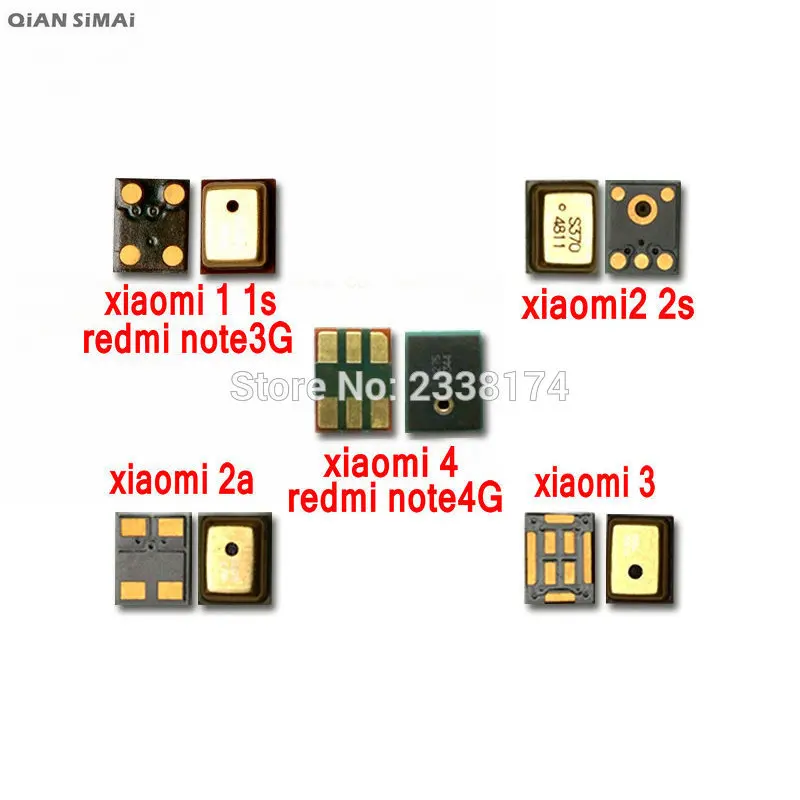 

QiAN SiMAi для Xiaomi 1 1s 2s 3 4 redmi note 3G note 4G 1 1s Новые запасные части микрофона