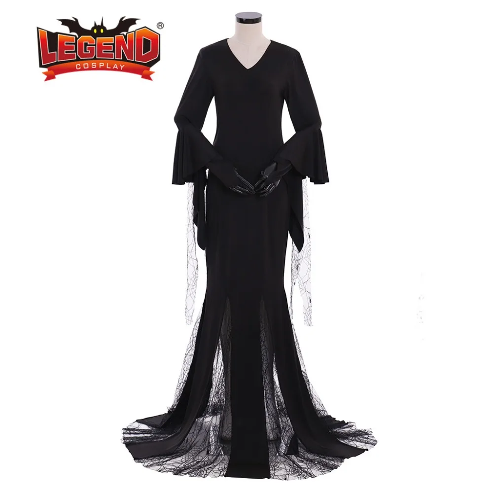 The Addams family Morticia Addams, маскарадный костюм, платье Morticia, костюм на заказ