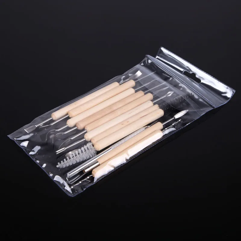 Набор для лепки глины инструменты сглаживания воска Резьба Керамика