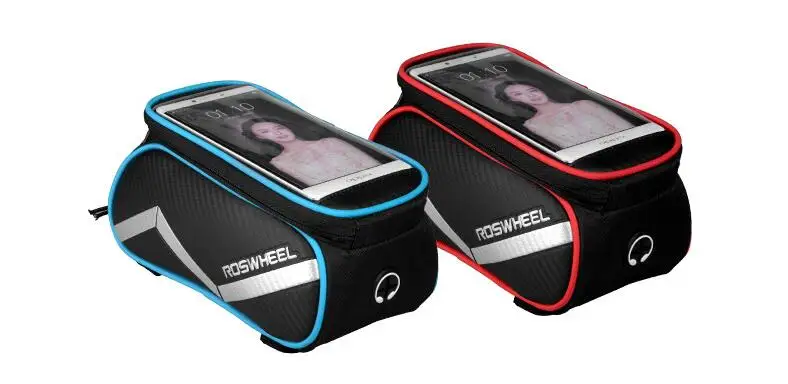 Велосипедная сумка ROSWHEEL велосипедная Рама для iphone держатель мобильный телефон