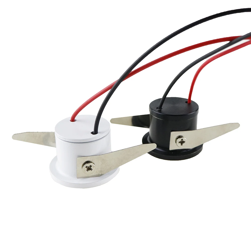 10 шт. Встраиваемый светодиодный мини светильник для шкафа 1 Вт 3 Светильник